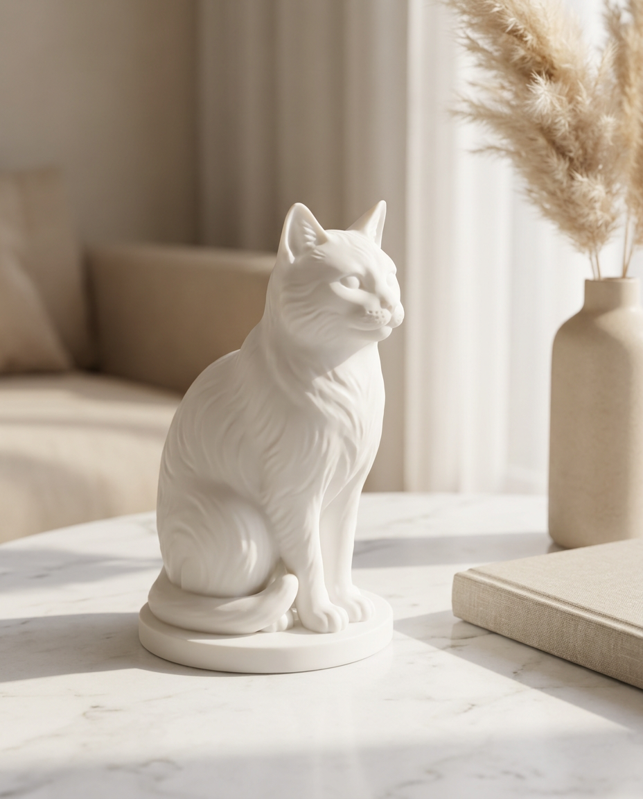Premium SLA cat figurine